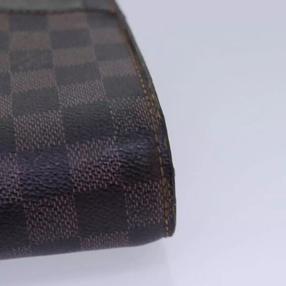 LOUIS VUITTON Damier Ebene Saint Louis Clutch Bag N51993 LV Auth am6670 - Picture 10 of 16